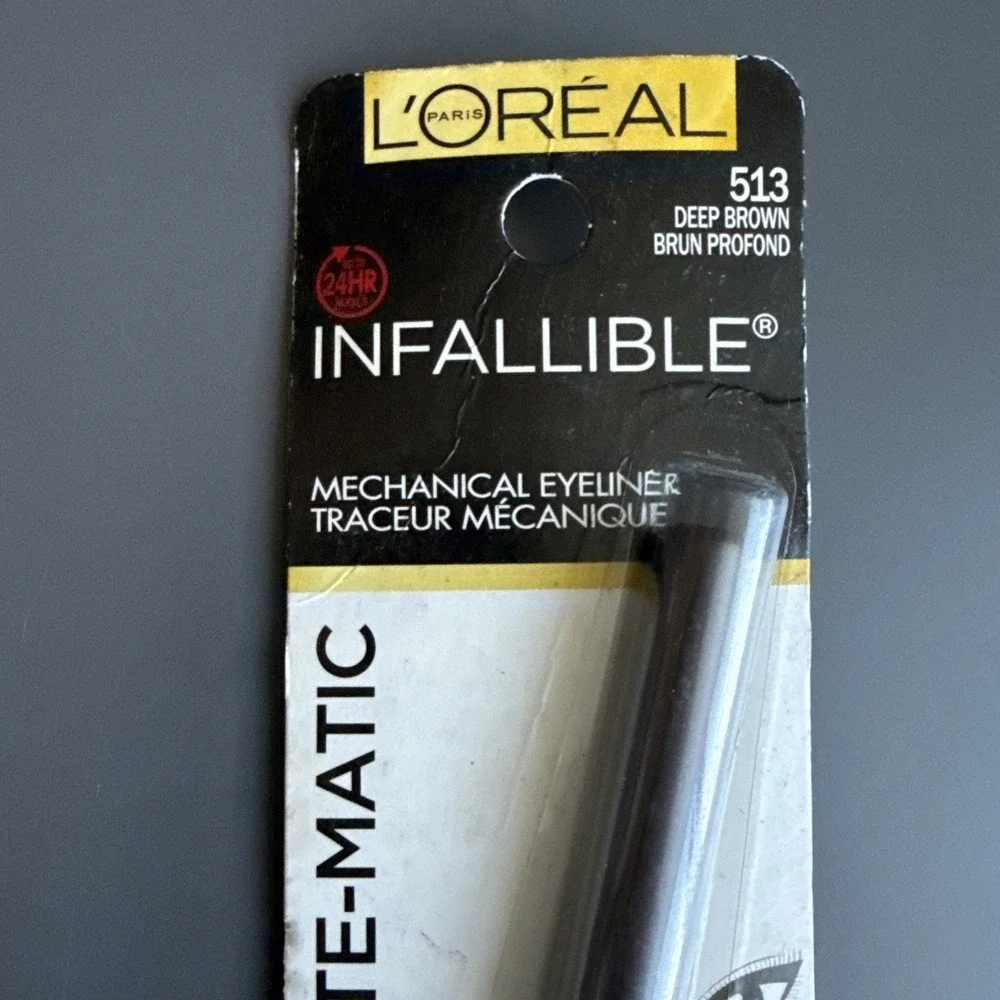 Lot x 3 L'Oreal Paris Infallible Deep Brown 513 Matte-Matic Mechanical Eyeliner